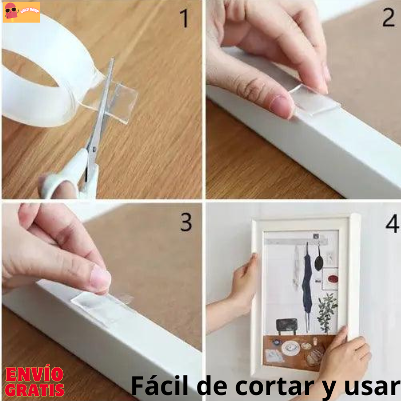 CINTA DOBLE FAZ CONTACTO 4M X 18 CM