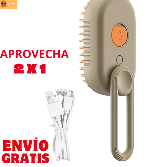 Cepillo Para Mascotas Al Vapor 3 En 1