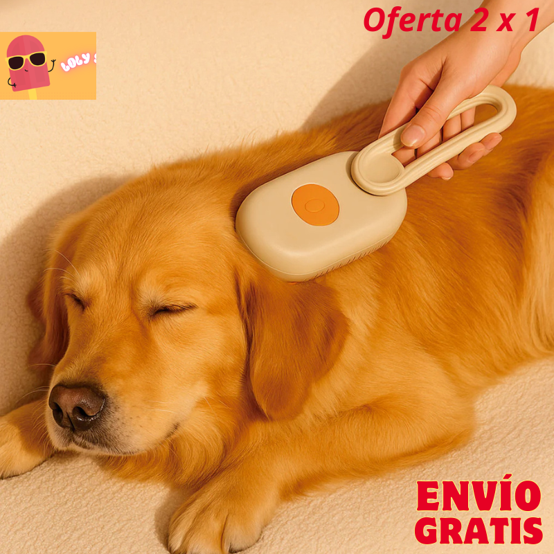 Cepillo Para Mascotas Al Vapor 3 En 1