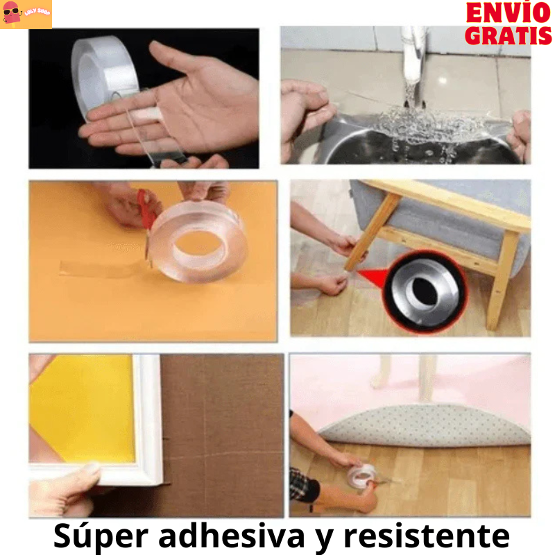 CINTA DOBLE FAZ CONTACTO 4M X 18 CM